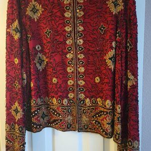 Elegant Silk Woman's Jacket